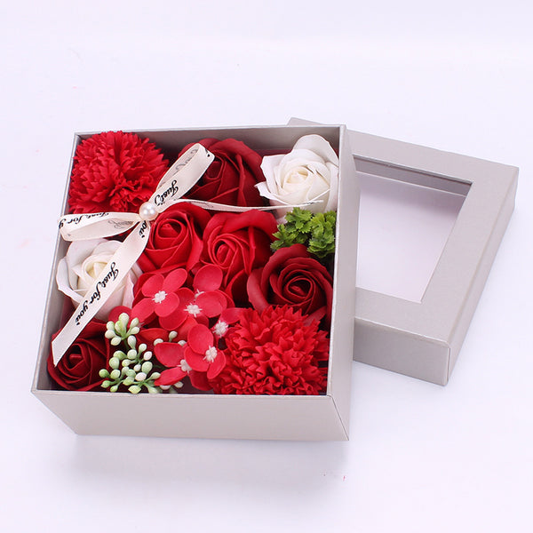 Teacher's Day Gift Creative Gift Soap Flower Gift Box Girlfriends Birthday Gift Simulation Rose Soap Flower For Teacher