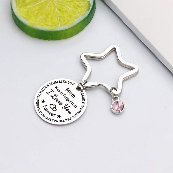 Mother And Daughter Affection Keychain Birthday Gift