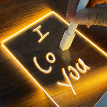 Creative Note Board Creative Led Night Light USB Message Board Holiday Light With Pen Gift For Teacher Decoration Night Lamp