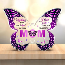 Mother's Day Gifts For Mom Grandma Nana DIY Unique Mom Birthday Gift Ideas Butterfly-Shaped Acrylic Keepsake Gifts For Mothers Day