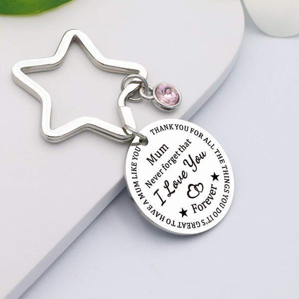 Mother And Daughter Affection Keychain Birthday Gift